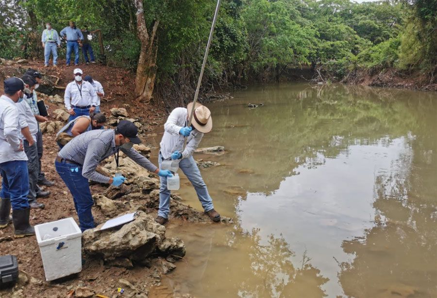 Gobierno verifica posible contaminación en el río Sepur