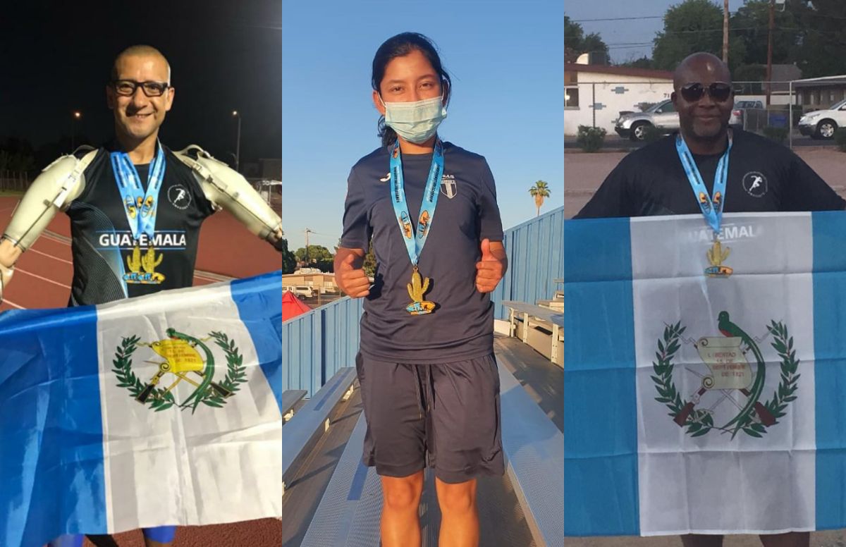 Paraatletas guatemaltecos cosechan 5 medallas en los Desert Challenge Games