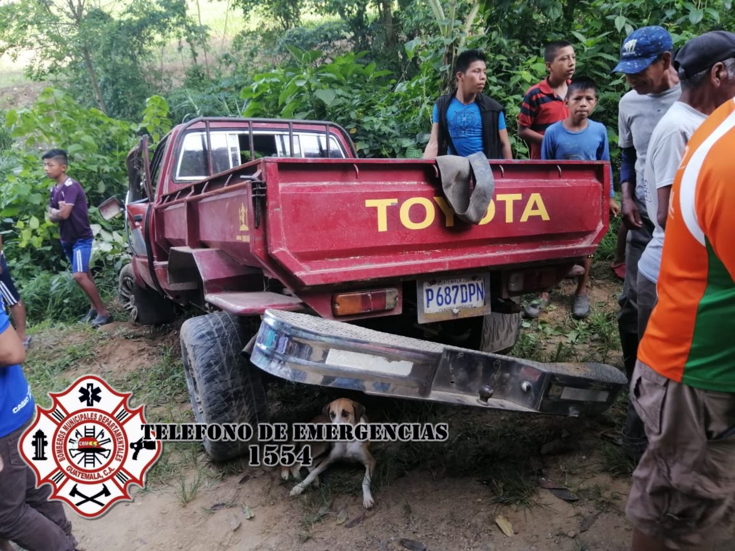 Dos fallecidos y seis heridos por accidente de tránsito en Alta Verapaz