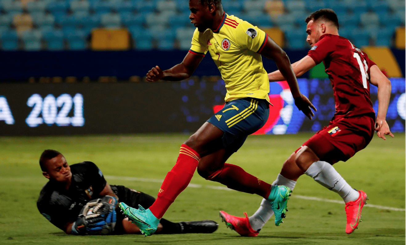 Guardameta de la «Vinotino» ahoga los gritos de gol de Colombia