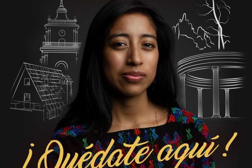 María Mercedes Coroy protagoniza «Quédate aquí», serie producida por Jayro Bustamante