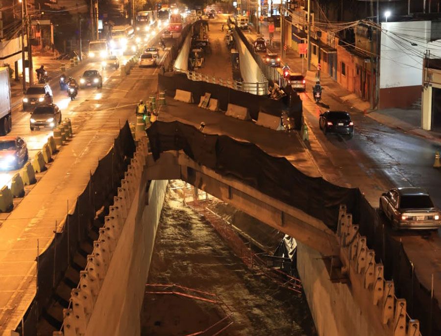 Paso a desnivel La Cuchilla, en zona 6, será habilitado el 15 de agosto