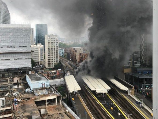 VIDEO. Captan espectacular explosión e incendio en el centro de Londres