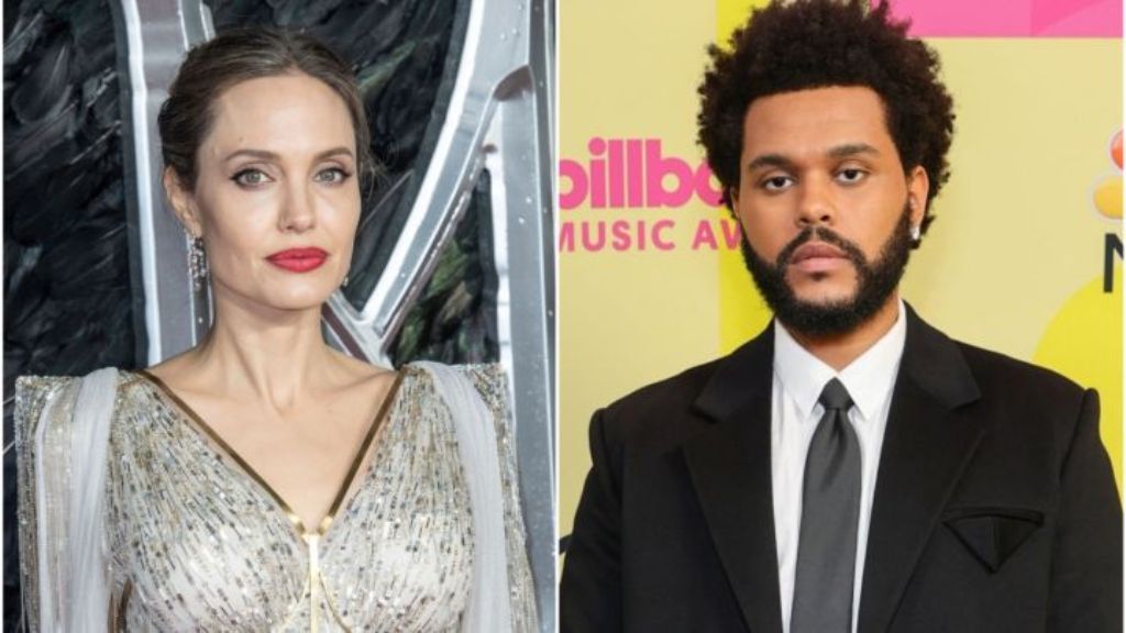 ¿Nuevo romance? Angelina Jolie y The Weeknd fueron captados en una cita