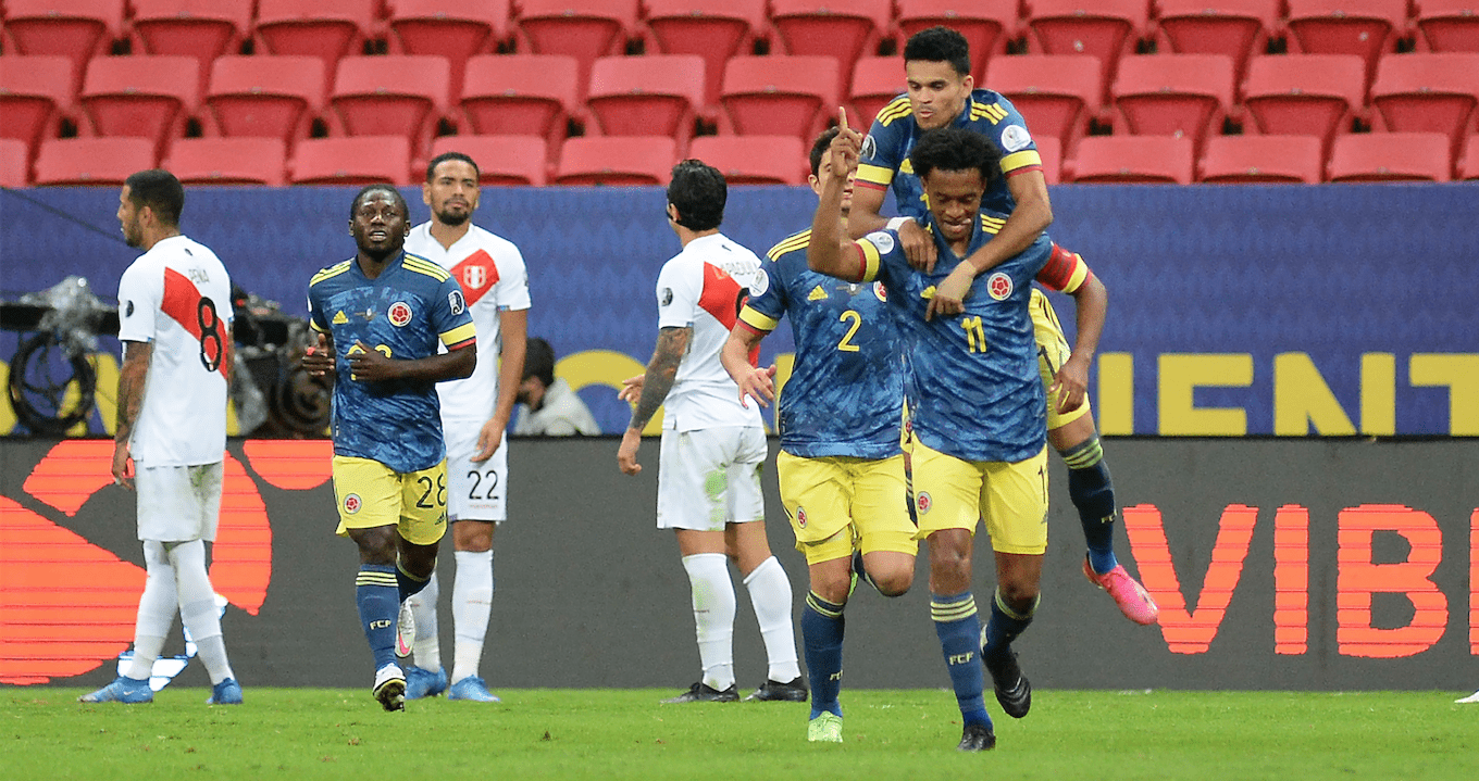 VIDEO. Colombia se sube al podio de la Copa América tras vencer a Perú