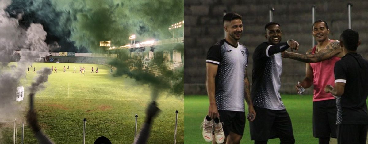 VIDEO. Antigua GFC tuvo un entreno nocturno en el estadio Pensativo