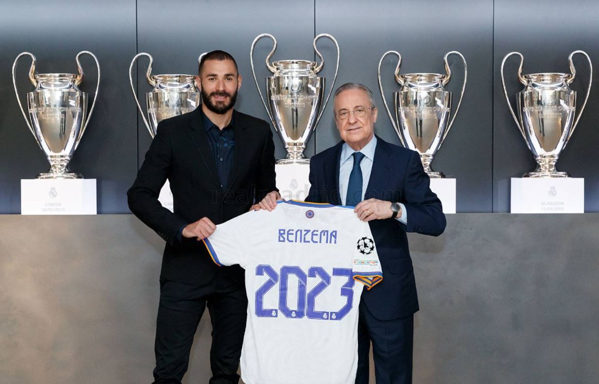 Karim Benzema renueva con el Real Madrid hasta 2023