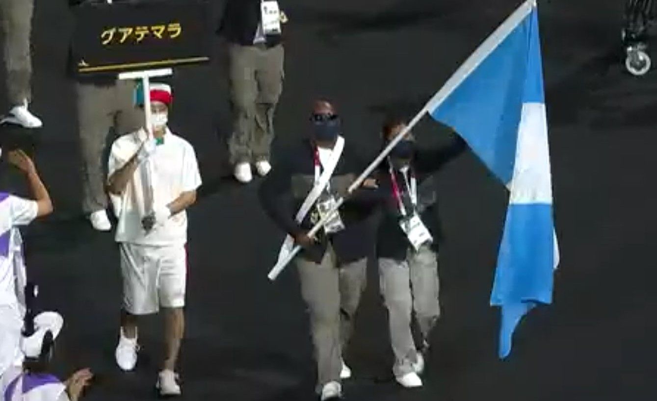 Guatemala dice presente en la ceremonia de inauguración de los Juegos Paralímpicos