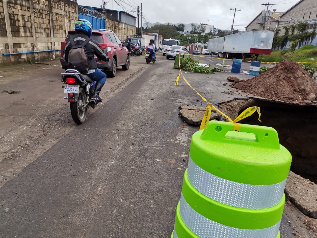 Municipalidad de Mixco: trabajos en hundimiento de El Naranjo son por tiempo indefinido