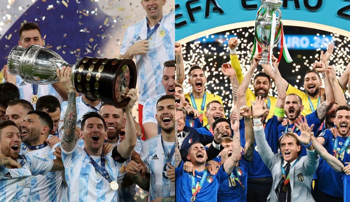 Argentina e Italia se enfrentarán en un duelo entre campeones de Copa América y Eurocopa