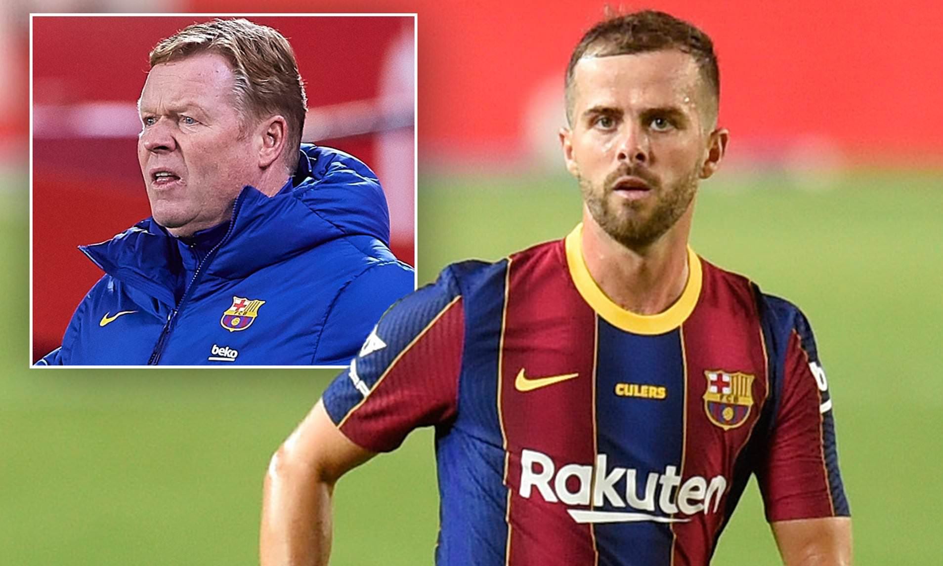 Miralem Pjanic critica a Ronald Koeman tras su salida del Barcelona