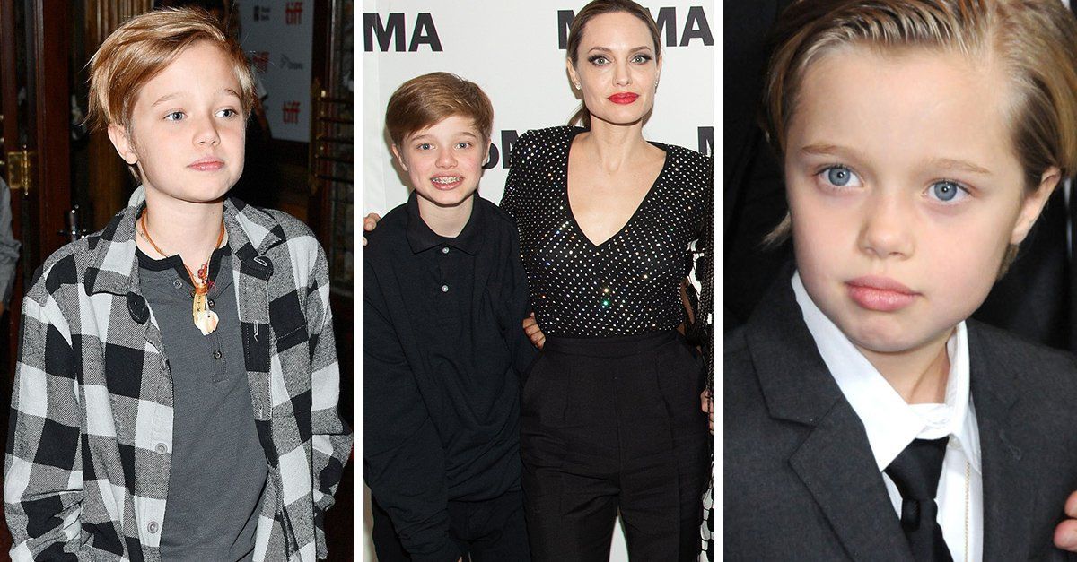 Shiloh Jolie-Pitt ¿detuvo su cambio de sexo? y aparece en vestido corto