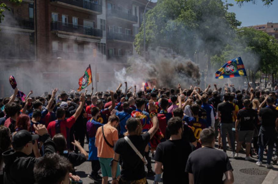 Desarticulada la cúpula de los Boixos Nois, grupo radical de aficionados del Barcelona