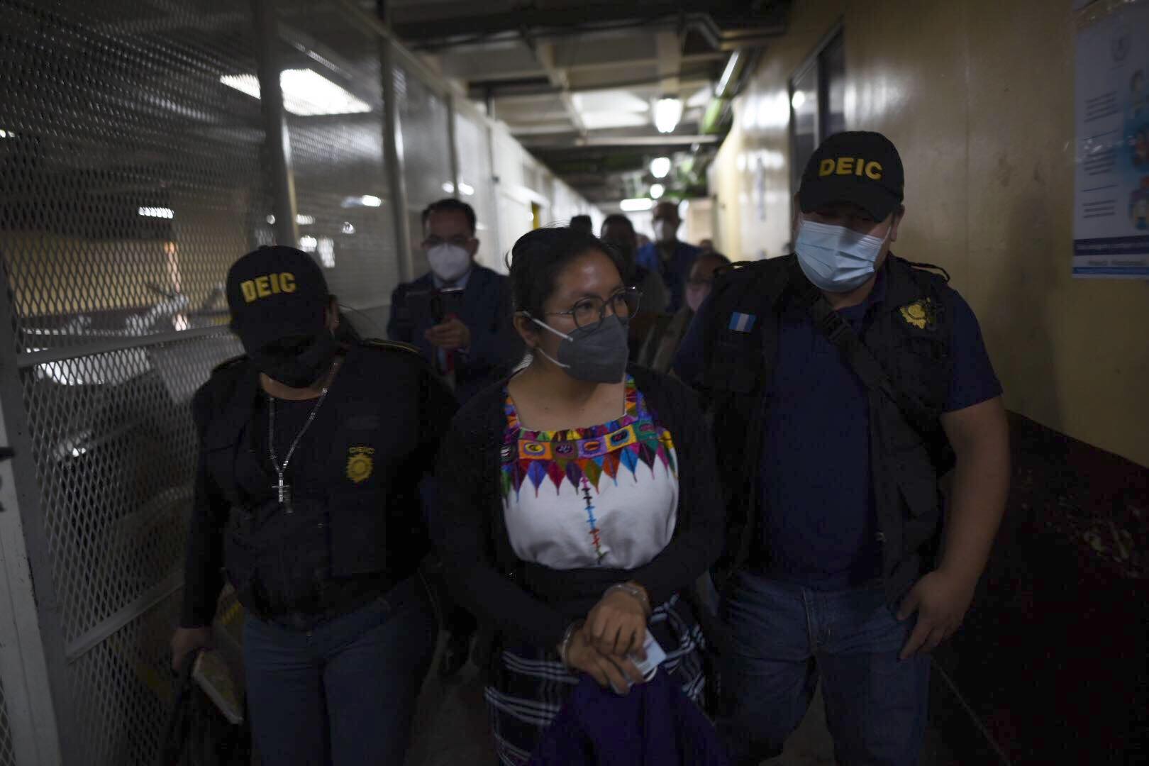 MP y PNC capturan a dos manifestantes del #21N