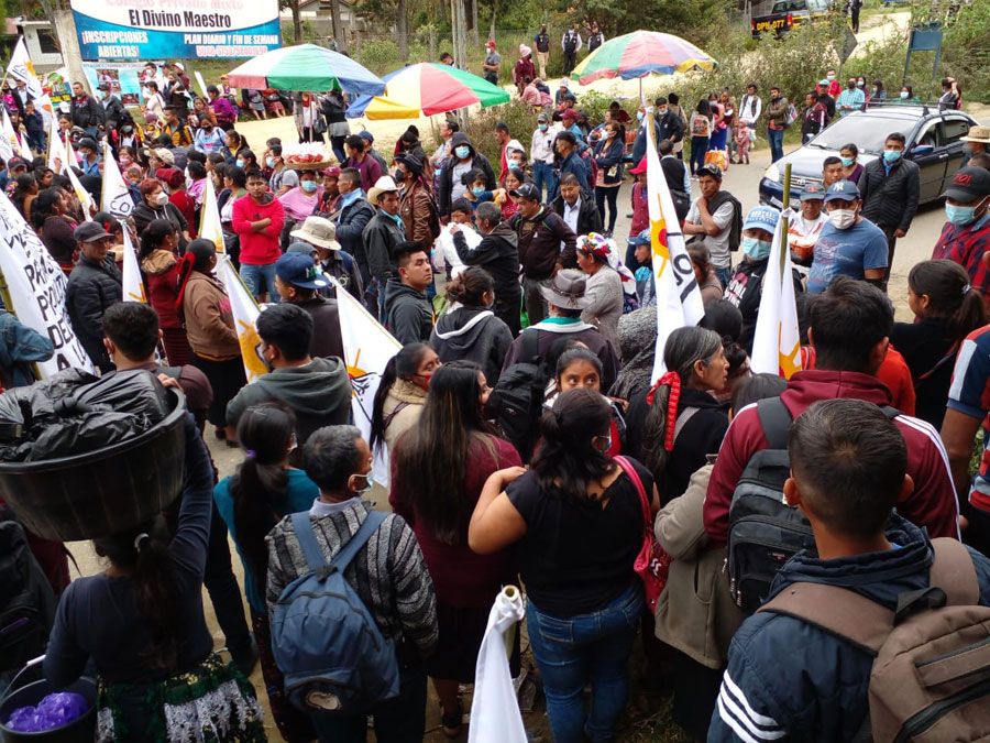 Se liberan algunas rutas bloqueadas por manifestantes tras diálogo, informa la PNC