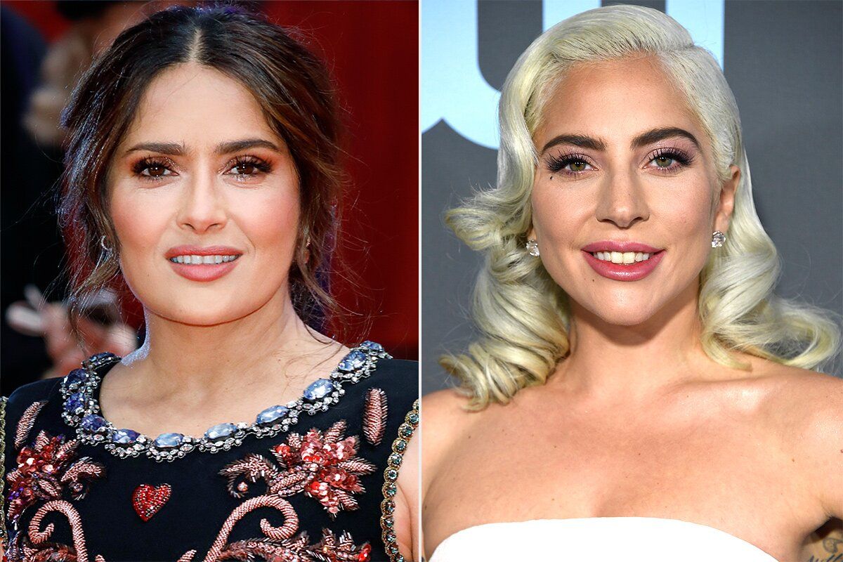 Salma Hayek recordó el baño de lodo que tomó con Lady Gaga sin ropa