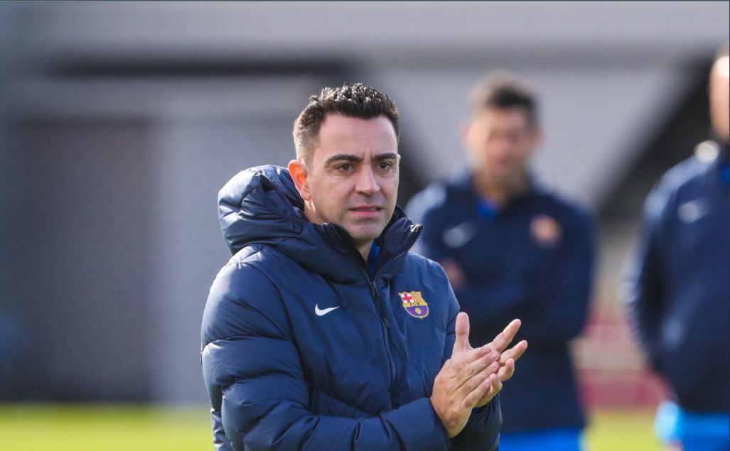 Xavi Hernández tuvo su primer entreno como técnico del Barcelona