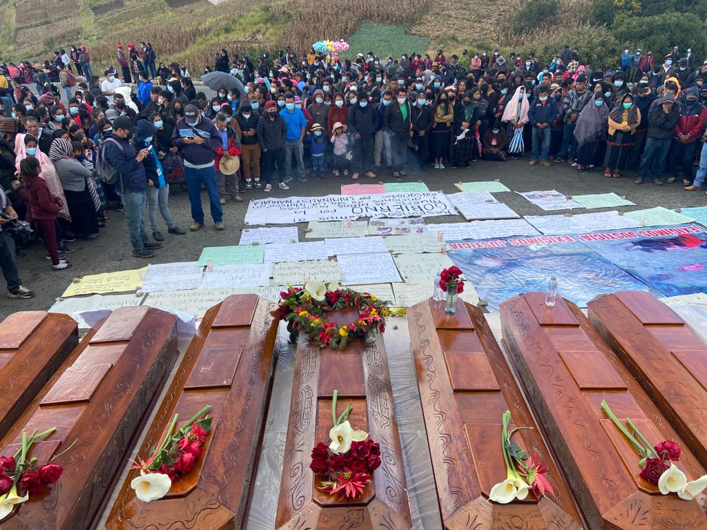 Velación masiva a víctimas de Santa Catarina Ixtahuacán, Sololá