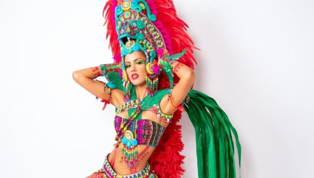 Miss Grand Guatemala entre las diez “Best National Costume”