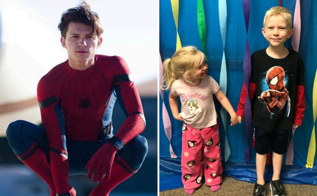 VIDEO. Tom Holland cumple promesa a niño que salvó a su hermana