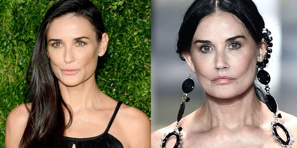 Demi Moore antes y después