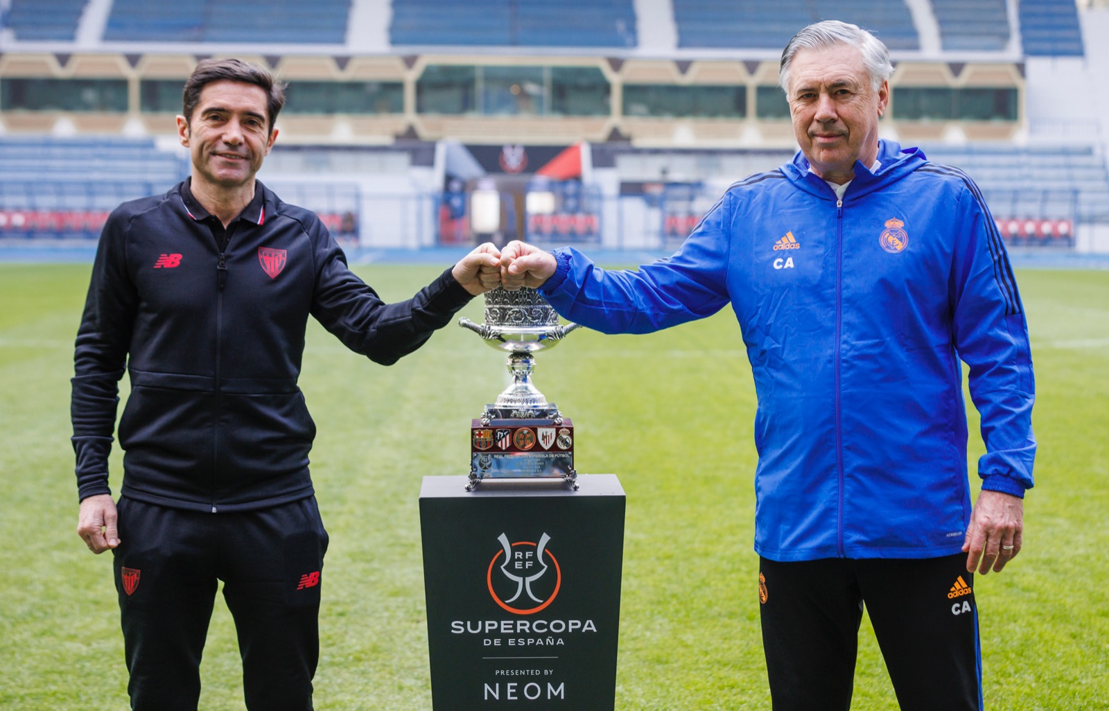 Todo listo para la final de la Supercopa de España entre Real Madrid y Athletic Club