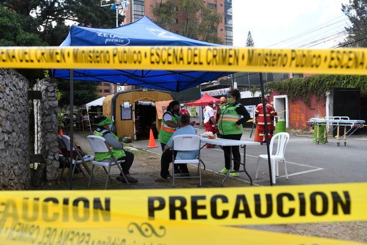 FOTOS: simulacro de terremoto a 46 años de la tragedia en Guatemala