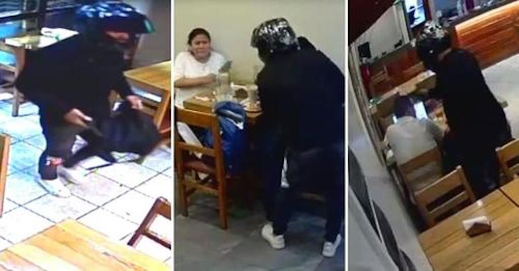 VIDEO. Clientes son asaltados y golpeados mientras cenaban