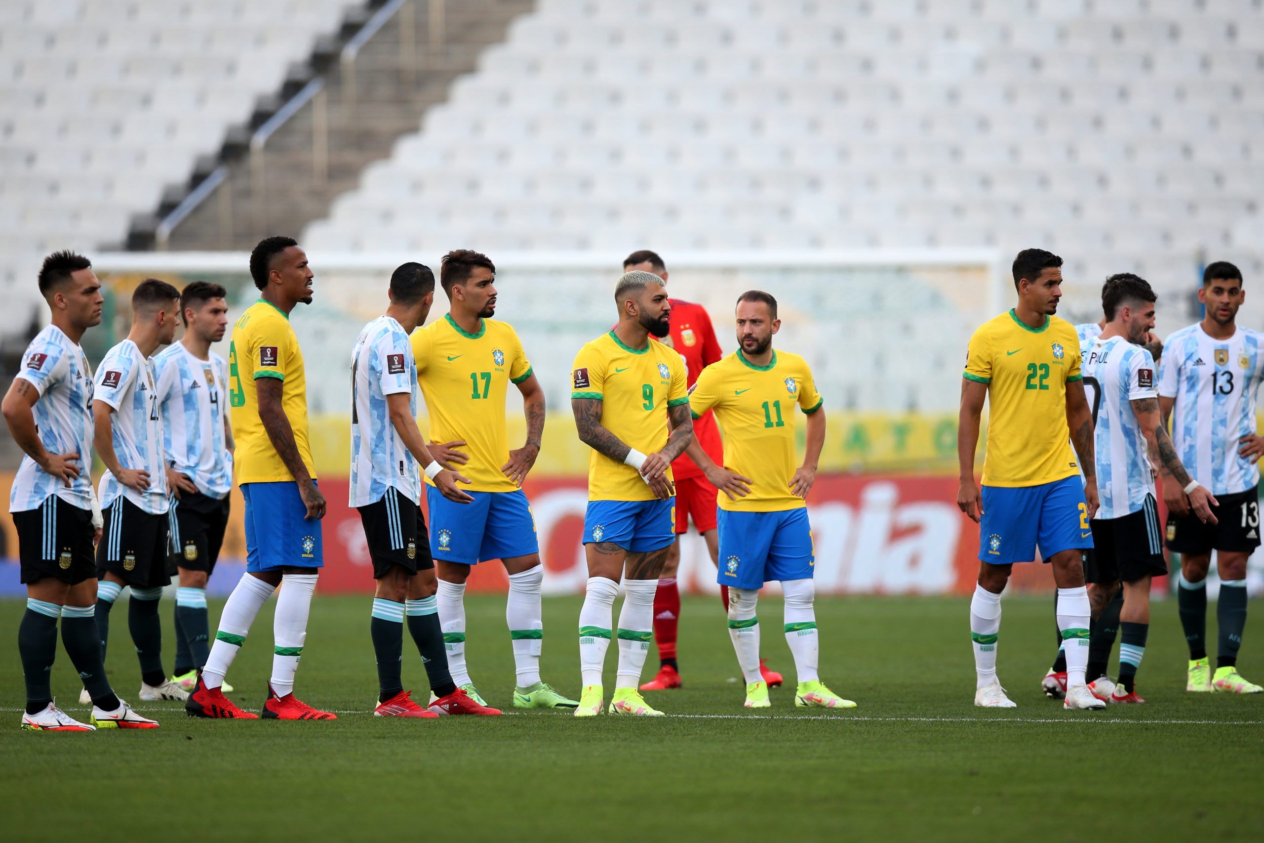 FIFA multa a Brasil y Argentina por el duelo suspendido de eliminatorias