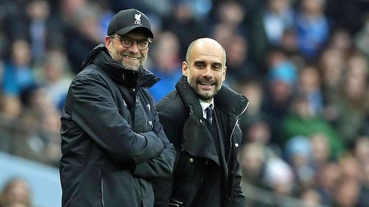 Pep Guardiola y Jürgen Klopp se elogian previo su duelo crucial por la Premier League