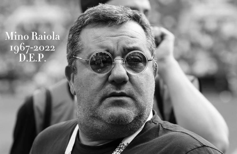 Se confirma la muerte del reconocido agente Mino Raiola