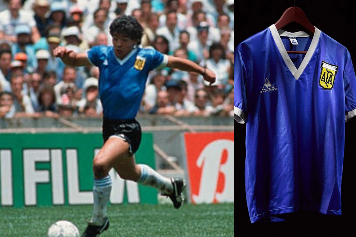 Mítica camiseta de Maradona es vendida por más de 9 millones de dólares