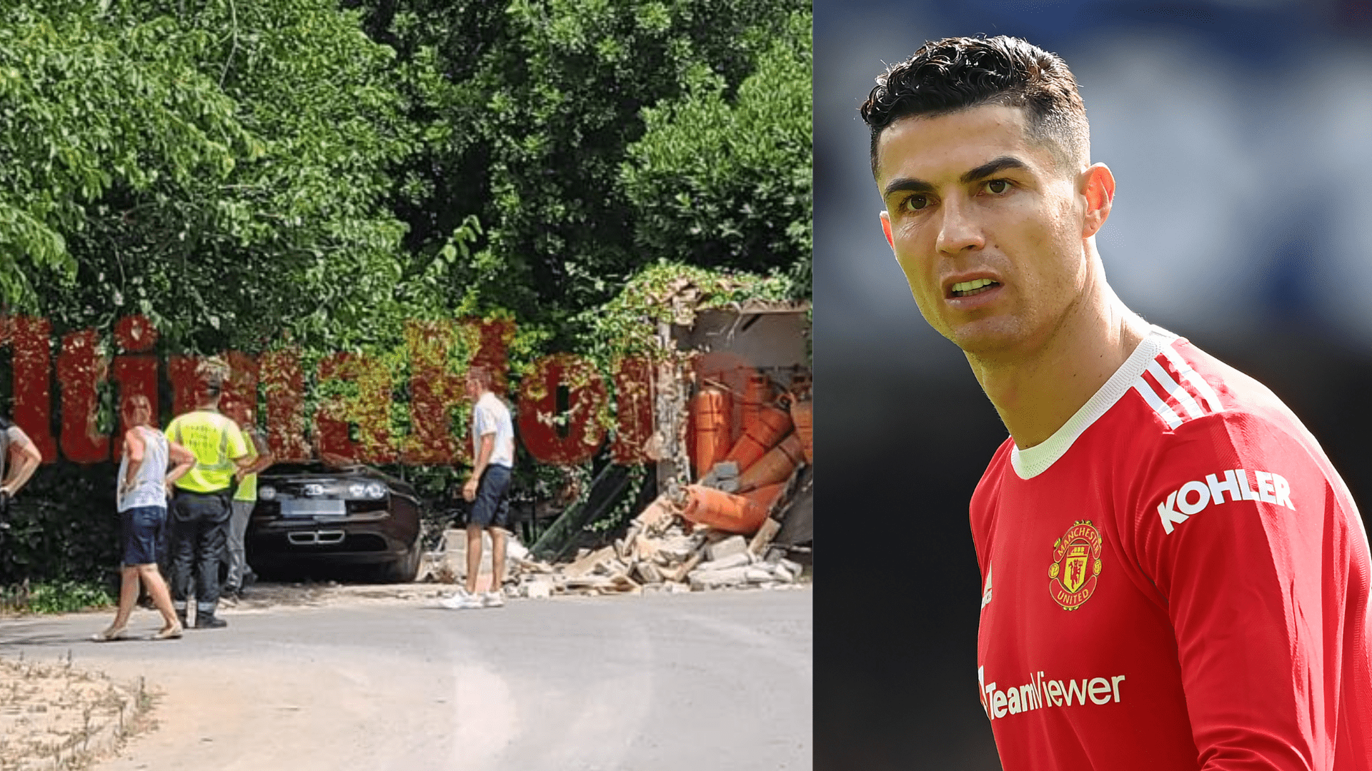 Empleado de Ronaldo estrella el Bugatti valorado en 2 millones de euros del portugués