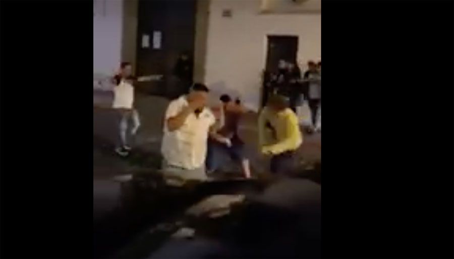 VIDEO. Graban otra pelea grupal en Antigua Guatemala