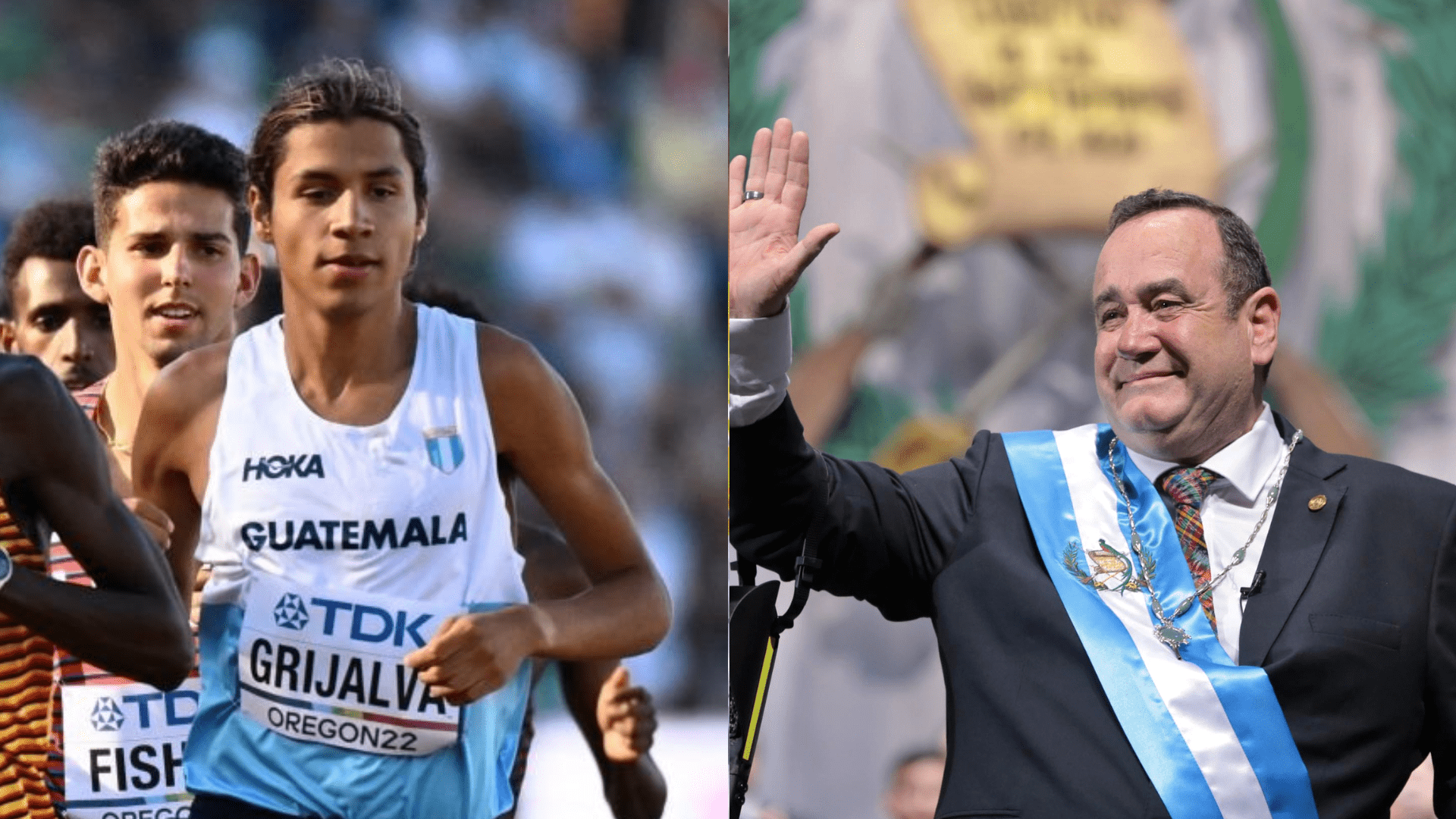 «Te felicito Luis Grijalva por llevar con orgullo el nombre de Guatemala», expresa Giammattei