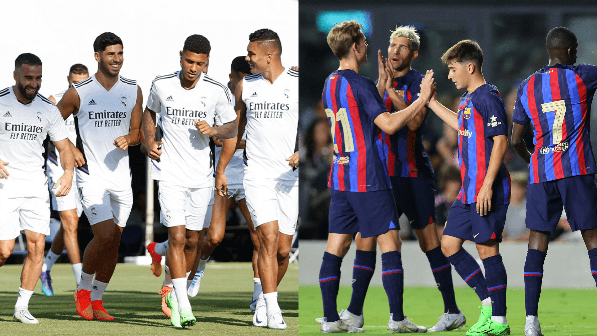 ¡Real Madrid vs. FC Barcelona! Todo listo para el primer Clásico de la temporada