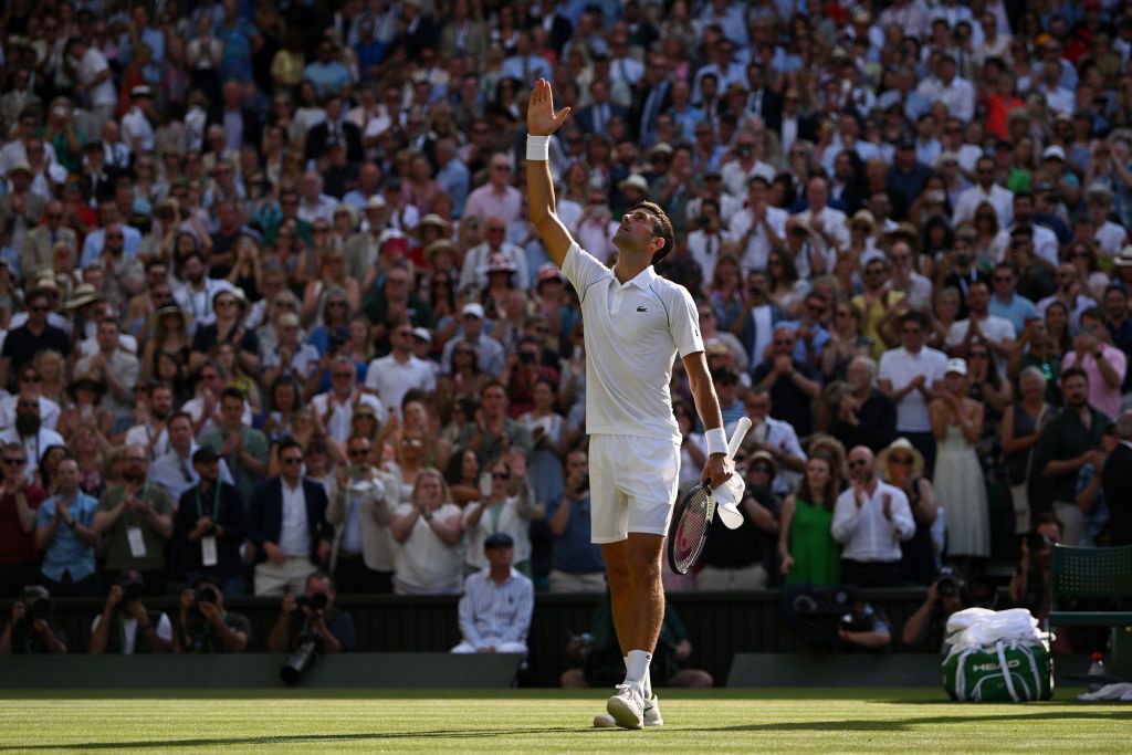 Novak Djokovic consigue su boleto para la final de Wimbledon