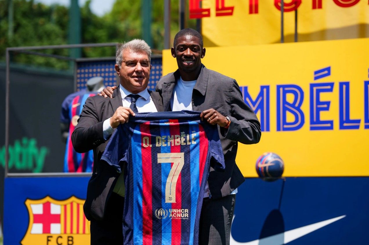 Barcelona anuncia la renovación de Ousmane Dembélé