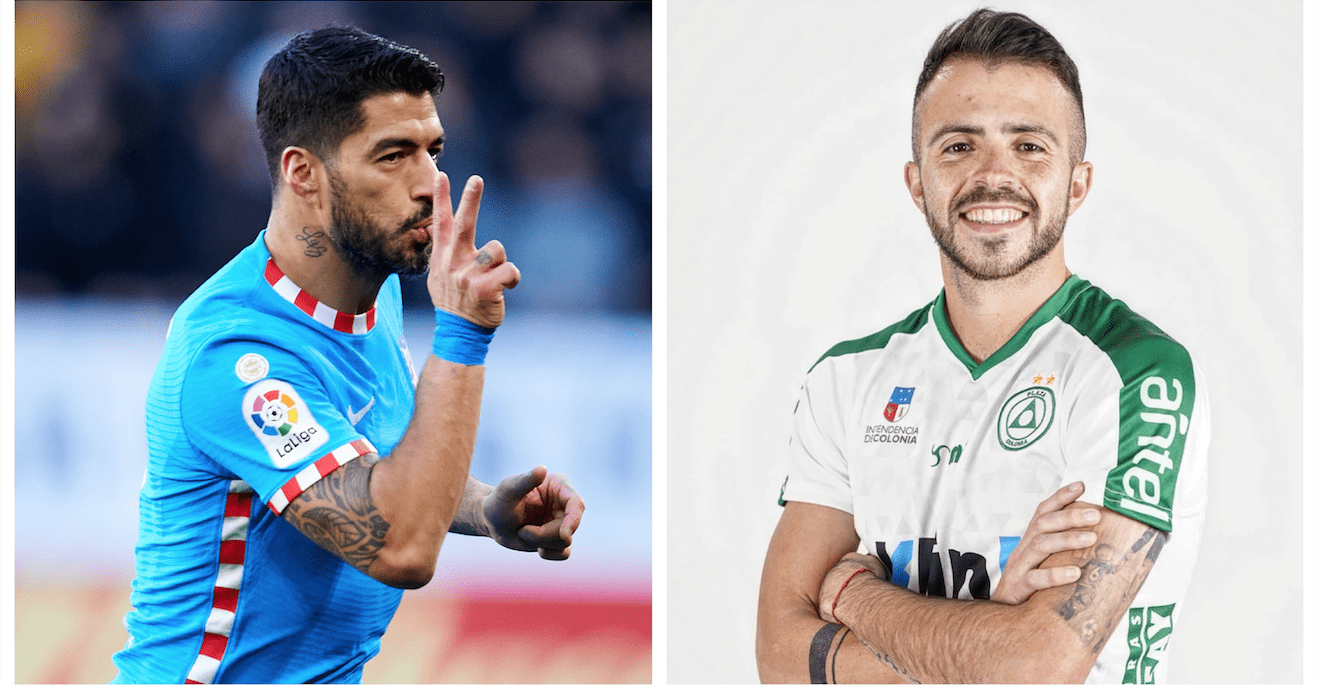 Rodrigo Saravia y el uruguayo Luis Suárez podrían ser rivales