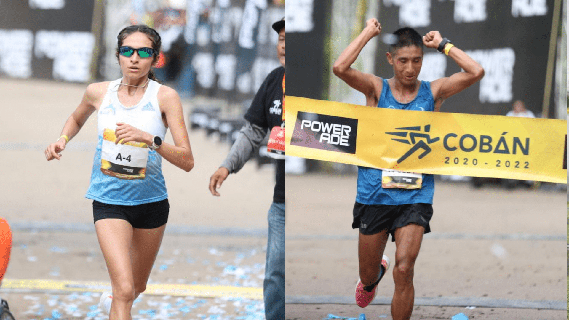 ¡Enhorabuena! Aroche y Gonzáles, los mejores guatemaltecos del Medio Maratón de Cobán