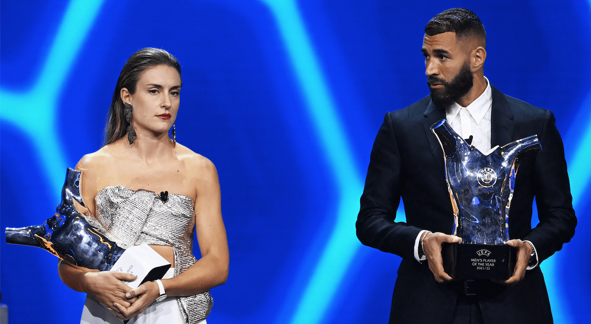 Karim Benzema y Alexia Putellas, jugadores UEFA del año