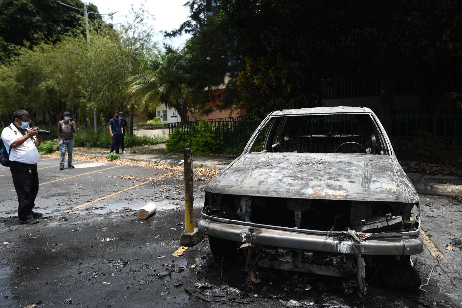 Se reportan disturbios dentro del campus central de Usac