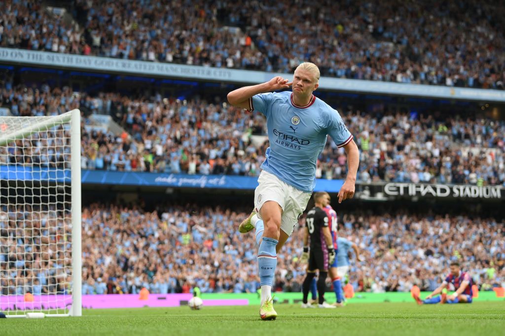 Un inspirado Haaland guía la remontada del Manchester City ante el Crystal Palace