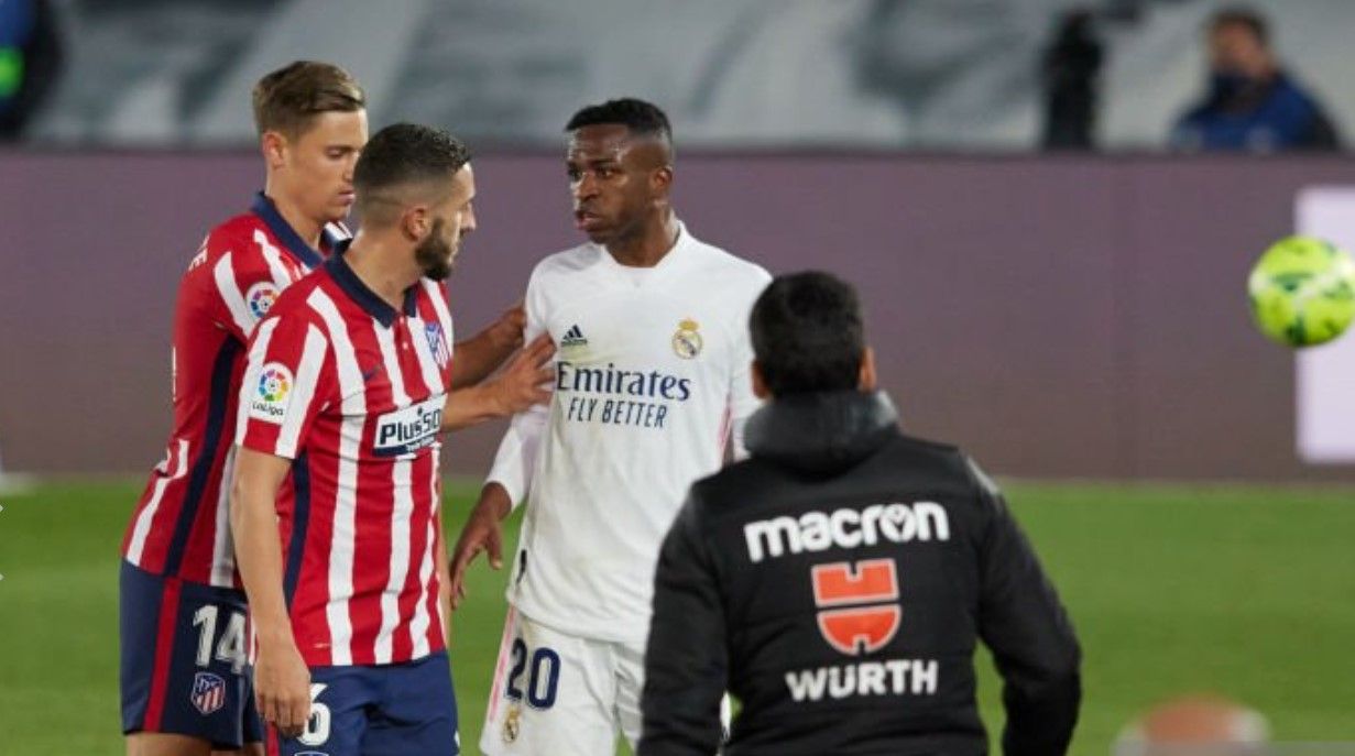 Koke lanza advertencia a Vinicius previo al ‘Derbi de Madrid’