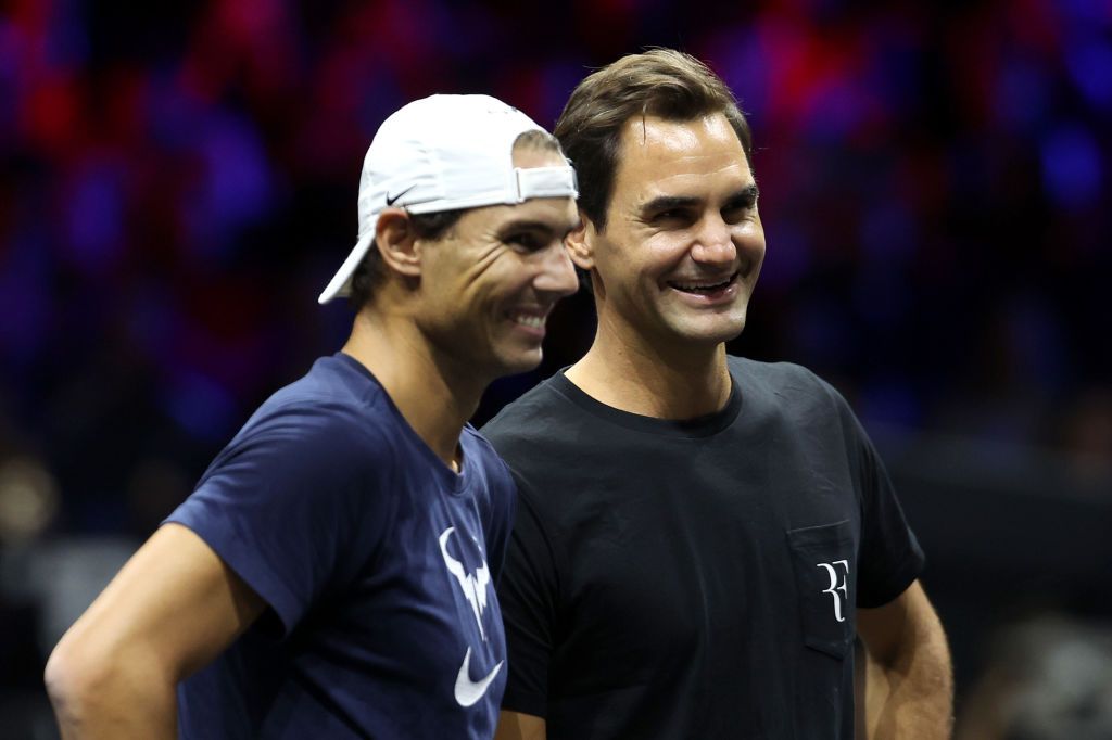 Federer y Nadal serán compañeros en el último partido del tenista suizo