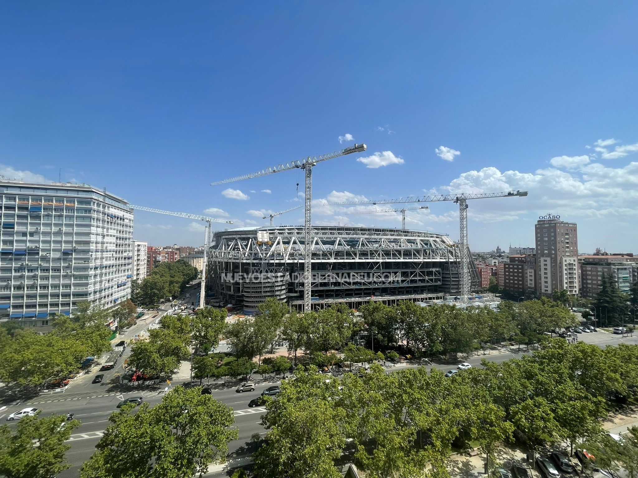 Real Madrid vuelve al Santiago Bernabéu en medio de las remodelaciones del estadio