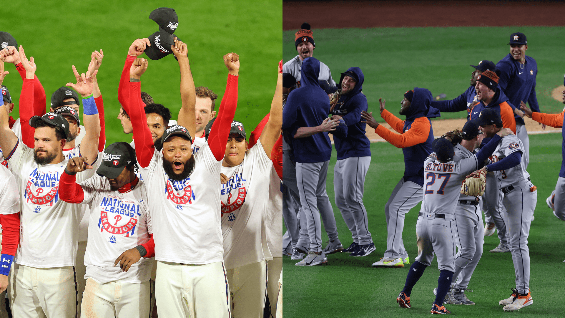 Astros y Phillies se enfrentarán en la Serie Mundial 2022