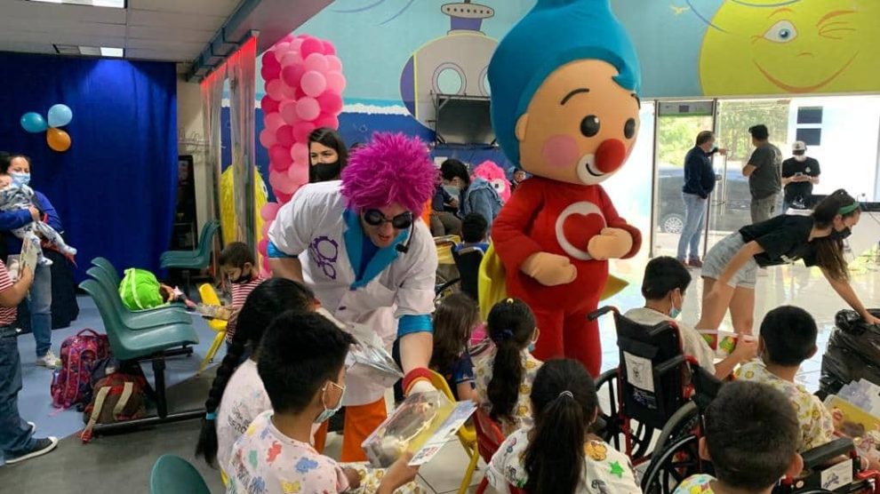 Celebran el Día del Niño en el Hospital Roosevelt. / Foto: Cortesía