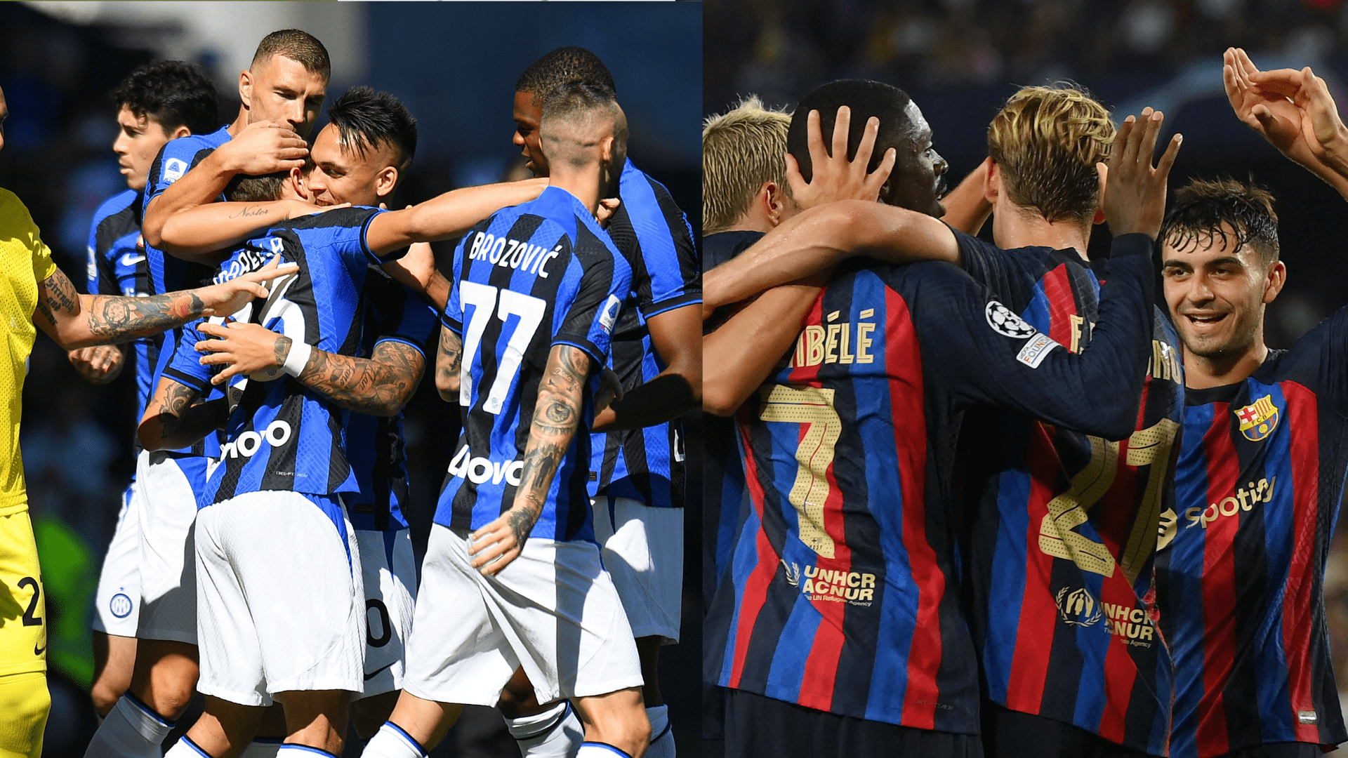 Inter y Barça, dos titanes se chocan en Champions con la obligación de ganar