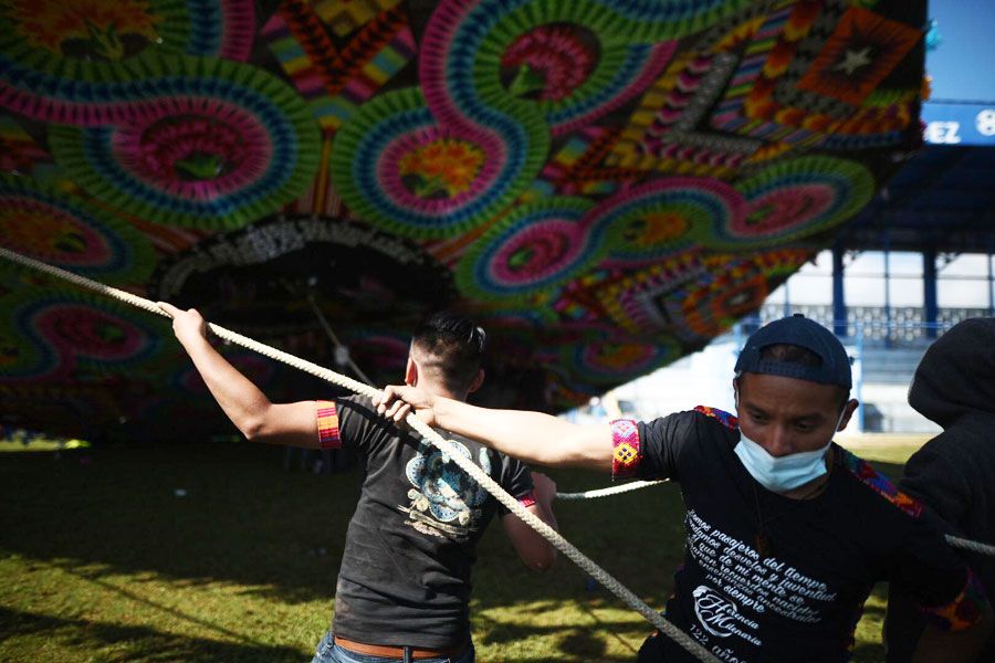 Regresa el Festival de Barriletes Gigantes de Santiago Sacatepéquez